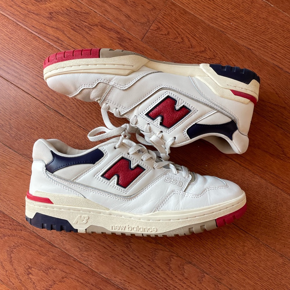 New Balance x Aime Leon Dore ALD 550 White Navy Red Size 10